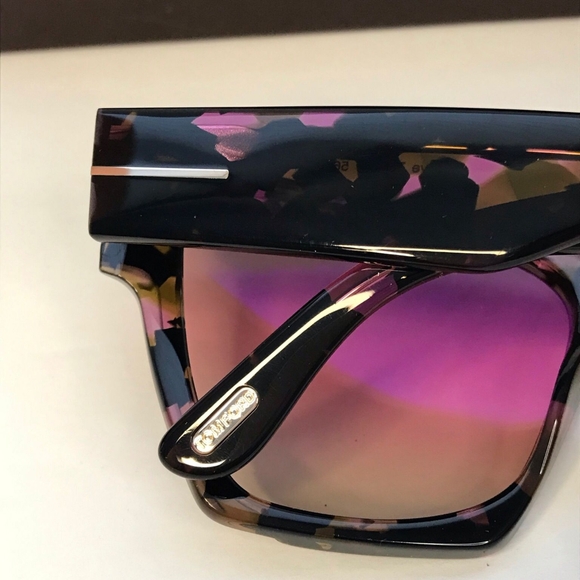 New - 💯 Original TOM FORD Acetate Dove Sunglasses TF942 Tortoise - Picture 6 of 13